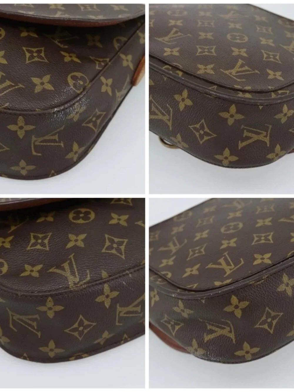 LOUIS VUITTON Monogram Saint Cloud GM Shoulder Bag M51242 LV Auth 165485